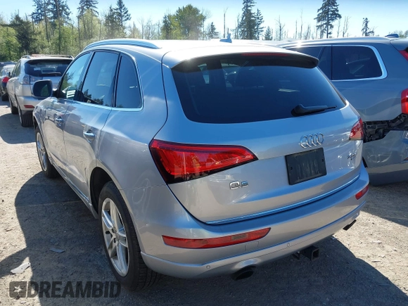 2015 Audi Q5 Premium Plus with VIN WA1LFAFP0FA007842, listed as a IAAI auction lot 42195991 with 107,105 mi miles and . Bid and sale history available at DreamBid. Image 3.