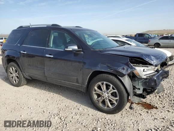 2015 GMC Acadia SLT with VIN 1GKKVRKD3FJ358196, listed as a Copart auction lot 52337295 with 108,328 mi miles and Salvage Title. Bid and sale history available at carsss.com. Image 4.