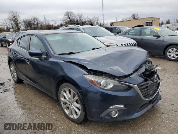 2015 Mazda 3 S Grand Touring with VIN JM1BM1W39F1236511, listed as a Copart auction lot 43385295 with 234,029 mi miles and Clean Title. Bid and sale history available at DreamBid. Image 4.