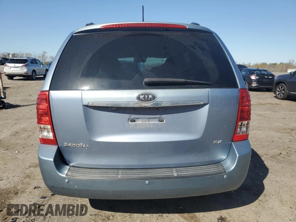 2012 Kia Sedona EX with VIN KNDMH4C7XC6499921, listed as a Copart auction lot 51304385 with 161,505 mi miles and Clean Title. Bid and sale history available at carsss.com. Image 6.