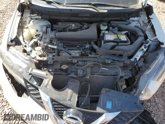 2016 Nissan Rogue SL with VIN 5N1AT2MT7GC922863, listed as a Copart auction lot 52781605 with 55,315 mi miles and Salvage Title. Bid and sale history available at carsss.com. Image 12.