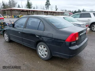 2001 Honda Civic EX with VIN 2HGES26761H598920, listed as a IAAI auction lot 41852164 with 197,463 mi miles. Bid and sale history available at carsss.com. Image 3.