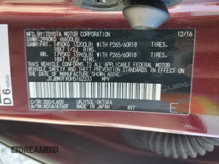 2017 Lexus GX 460 z VIN JTJBM7FX0H5162233, wystawiony jako Copart lot #51864345 z przebiegiem 116 253 mil mil oraz Czysty tytuł • Clean title. Historia ofert i sprzedaży dostępna na DreamBid. Obrazek 13.