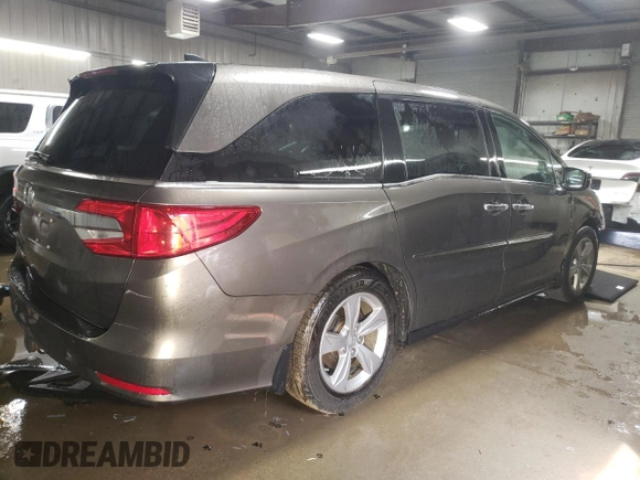 2019 Honda Odyssey EX-L with VIN 5FNRL6H76KB081335, listed as a Copart auction lot 51173805 with 60,498 mi miles and Salvage Title. Bid and sale history available at carsss.com. Image 3.