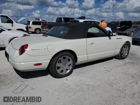 2002 Ford Thunderbird Hardtop Premium with VIN 1FAHP60A22Y124596, listed as a Copart auction lot 79107984 with Not Provided miles and Salvage Title. Bid and sale history available at DreamBid. Image 3.