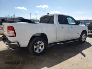 2020 Ram 1500 Big Horn z VIN 1C6SRFBT2LN371989, wystawiony jako Copart lot #50135945 z przebiegiem 75 103 mil mil oraz Szkoda całkowita • Salvage title. Historia ofert i sprzedaży dostępna na DreamBid. Obrazek 3.