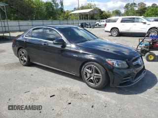 2020 Mercedes-Benz C 43 AMG z VIN 55SWF6EB5LU331098, wystawiony jako Copart lot #52203465 z przebiegiem 58 081 mil mil oraz Szkoda całkowita • Salvage title. Historia ofert i sprzedaży dostępna na DreamBid. Obrazek 4.