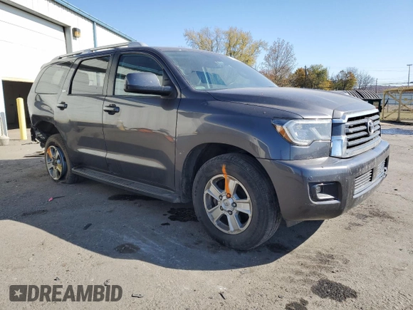 2019 Toyota Sequoia SR5 with VIN 5TDBY5G14KS165403, listed as a Copart auction lot 76483444 with 63,932 mi miles and Salvage Title. Bid and sale history available at carsss.com. Image 4.
