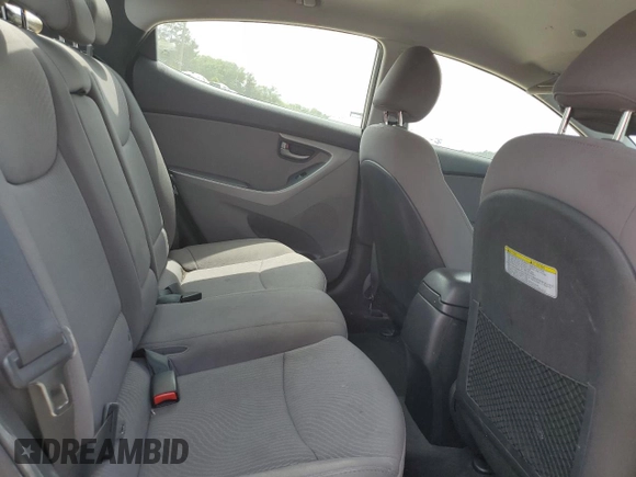 2016 Hyundai Elantra SE with VIN 5NPDH4AE2GH717251, listed as a Copart auction lot 56493135 with 87,975 mi miles and Salvage title. Bid and sale history available at DreamBid. Image 10.