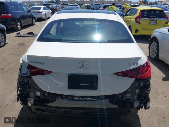 2024 Mercedes-Benz C 43 AMG with VIN W1KAF8HB8RR201456, listed as a IAAI auction lot 42012404 with 7,471 mi miles and . Bid and sale history available at DreamBid. Image 17.
