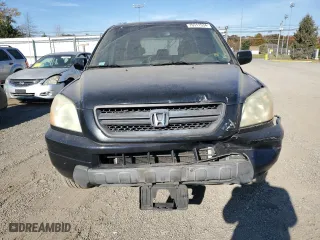 2004 Honda Pilot EX with VIN 2HKYF186X4H545678, listed as a Copart auction lot 76511534 with 197,814 mi miles and Salvage Title. Bid and sale history available at carsss.com. Image 5.