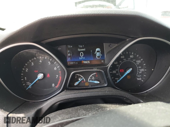 2015 Ford Focus SE with VIN 1FADP3F2XFL287593, listed as a Copart auction lot 51927795 with 110,911 mi miles and Salvage Title. Bid and sale history available at carsss.com. Image 9.
