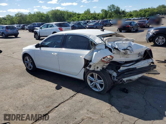 2014 Volkswagen Passat SE z VIN 1VWBN7A30EC022997, wystawiony jako Copart lot #57582285 z przebiegiem 94 920 mil mil oraz Szkoda całkowita • Salvage title. Historia ofert i sprzedaży dostępna na DreamBid. Obrazek 2.