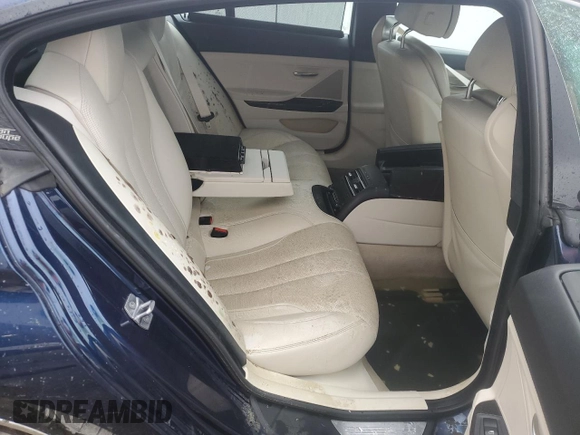 2015 BMW 6 Series 640i with VIN WBA6A0C59FGB53667, listed as a Copart auction lot 74034834 with Not Provided miles and Salvage Title. Bid and sale history available at DreamBid. Image 11.
