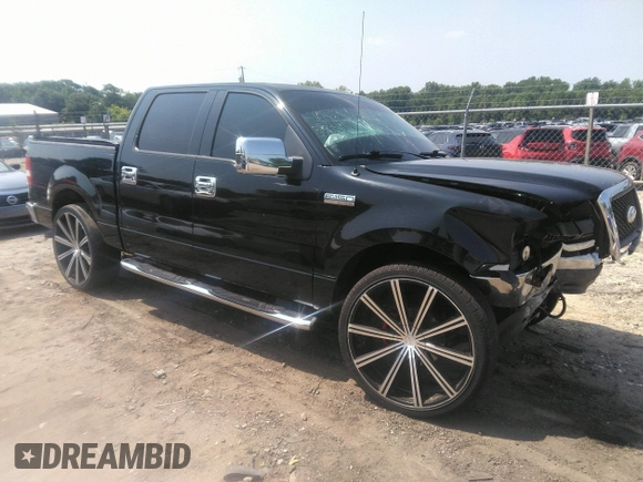 2006 Ford F-150 XLT with VIN 1FTRW12W96KB94764, listed as a IAAI auction lot 42407212 with Not provided miles and . Bid and sale history available at DreamBid. Image 1.