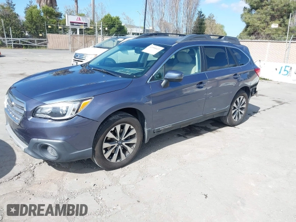 2015 Subaru Outback Limited with VIN 4S4BSAJCXF3350840, listed as a IAAI auction lot 41994022 with 109,994 mi miles and . Bid and sale history available at DreamBid. Image 2.
