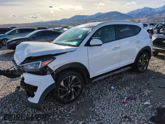 2019 Hyundai Tucson Sport z VIN KM8J3CAL7KU871099, wystawiony jako Copart lot #87232004 z przebiegiem 92 338 mil mil oraz Szkoda całkowita • Salvage title. Historia ofert i sprzedaży dostępna na DreamBid. Obrazek 1.