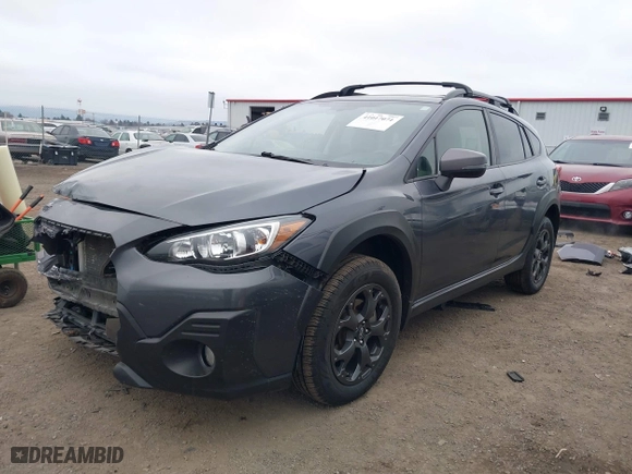 2022 Subaru Crosstrek Sport with VIN JF2GTHSC5NH212494, listed as a IAAI auction lot 41017071 with 33,365 mi miles. Bid and sale history available at carsss.com. Image 18.