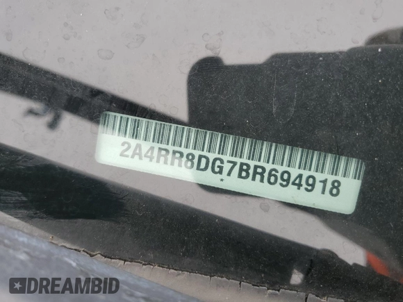 2011 Chrysler Town & Country Touring L z VIN 2A4RR8DG7BR694918, wystawiony jako Copart lot #48032095 z przebiegiem 138 860 mil mil oraz Szkoda całkowita • Salvage title. Historia ofert i sprzedaży dostępna na DreamBid. Obrazek 12.