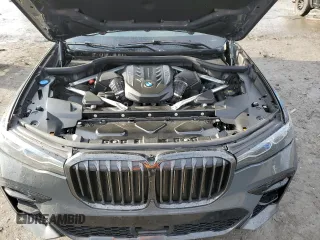 2022 BMW X7 M50i with VIN 5UXCX6C00N9L87710, listed as a Copart auction lot 46780085 with 46,876 mi miles and Salvage Title. Bid and sale history available at carsss.com. Image 14.