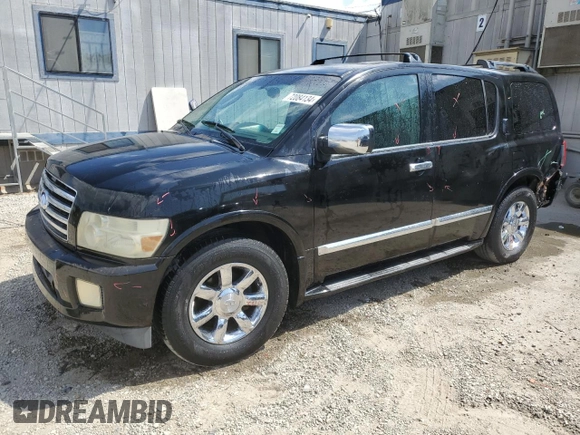 2005 Infiniti QX56 with VIN 5N3AA08A55N806797, listed as a Copart auction lot 72084134 with 239,569 mi miles and Salvage Title. Bid and sale history available at carsss.com. Image 1.