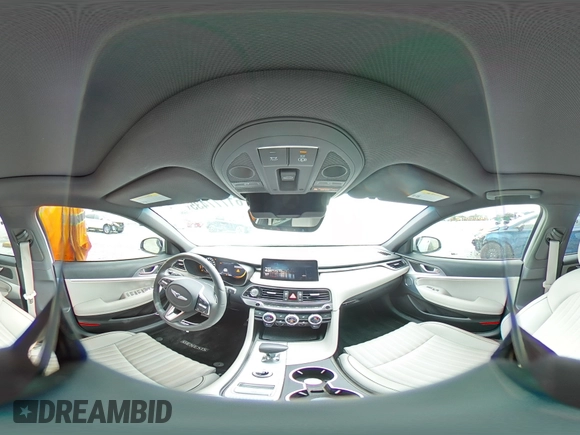 2023 Genesis G70 2.0T with VIN KMTG34TA3PU114905, listed as a Copart auction lot 61777435 with 26,493 mi miles and Salvage title. Bid and sale history available at DreamBid. Image 15.