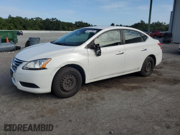 2014 Nissan Sentra SV with VIN 3N1AB7AP9EY334854, listed as a Copart auction lot 63111585 with 89,328 mi miles and Salvage title. Bid and sale history available at DreamBid. Image 1.