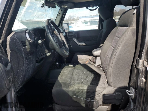 2011 Jeep Wrangler Rubicon with VIN 1J4HA6D11BL536151, listed as a Copart auction lot 44581625 with Not Provided miles and Salvage Title. Bid and sale history available at carsss.com. Image 7.