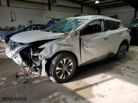 2017 Nissan Murano Platinum with VIN 5N1AZ2MH3HN111447, listed as a Copart auction lot 42356595 with 128,133 mi miles and Salvage Title. Bid and sale history available at carsss.com. Image 1.