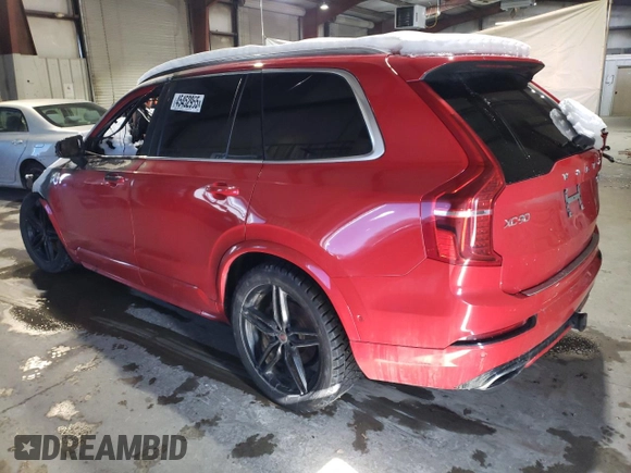 2016 Volvo XC90 T6 R-Design with VIN YV4A22PM2G1058342, listed as a Copart auction lot 45452965 with Not Provided miles and Salvage Title. Bid and sale history available at DreamBid. Image 2.