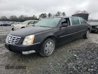 2011 Cadillac DTS Professional Limousine with VIN 1GE9K9C62BU550437, listed as a Copart auction lot 48494345 with 43,746 mi miles and Salvage Title. Bid and sale history available at carsss.com. Image 1.