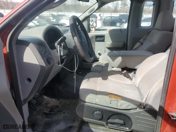 2007 Ford F-150 XL with VIN 1FTRF12267KC36631, listed as a Copart auction lot 47516805 with 279,337 mi miles and Salvage Title. Bid and sale history available at carsss.com. Image 7.