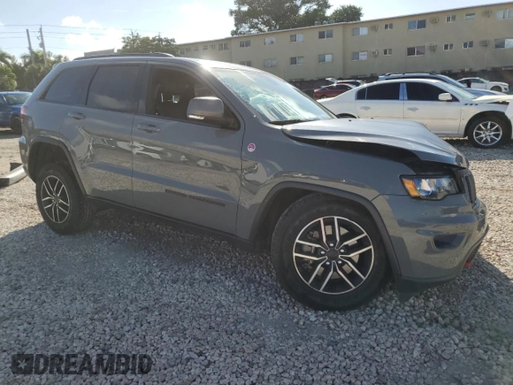 2021 Jeep Grand Cherokee Trailhawk with VIN 1C4RJFLGXMC880340, listed as a Copart auction lot 85877854 with 44,276 mi miles and Non Repairable. Bid and sale history available at carsss.com. Image 4.