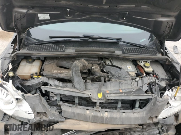 2015 Ford C-Max SE with VIN 1FADP5AU1FL121628, listed as a Copart auction lot 53478945 with 112,016 mi miles and Salvage Title. Bid and sale history available at carsss.com. Image 12.