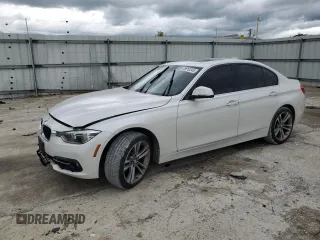 2017 BMW 3 Series 330i xDrive with VIN WBA8D9G5XHNT91599, listed as a Copart auction lot 55810245 with 88,250 mi miles and Salvage title. Bid and sale history available at DreamBid. Image 1.