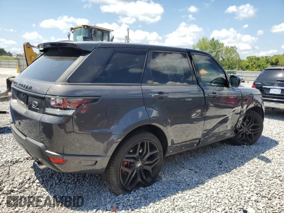 2017 Land Rover Range Rover Sport Autobiography z VIN SALWV2FE1HA132810, wystawiony jako Copart lot #64184915 z przebiegiem 123 649 mil mil oraz Szkoda całkowita • Salvage title. Historia ofert i sprzedaży dostępna na DreamBid. Obrazek 3.