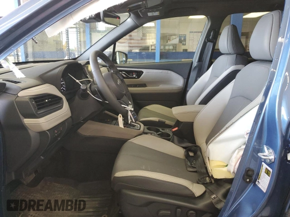 2025 Subaru Forester Limited с VIN JF2SLDRC5SH565483, выставлен на аукционе Copart как лот 58262755 с пробегом 127 миль миль и Списание • Salvage title. История ставок и продаж доступна на DreamBid. Изображение 7.