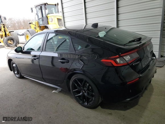 2024 Honda Civic Hatchback Sport with VIN 19XFL2H89RE020128, listed as a Copart auction lot 50692475 with 26,384 mi miles and Clean Title. Bid and sale history available at carsss.com. Image 2.
