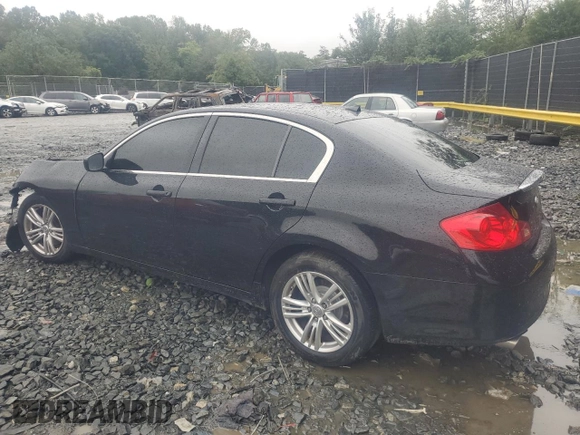 2015 Infiniti Q40 with VIN JN1CV6ARXFM520239, listed as a Copart auction lot 73109394 with 0 mi miles and Salvage Title. Bid and sale history available at carsss.com. Image 2.