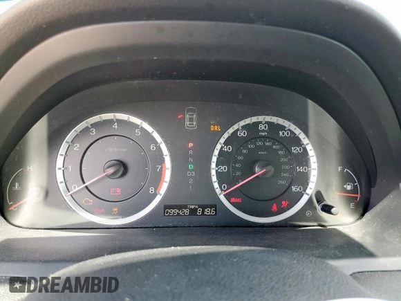 2011 Honda Accord LX with VIN 1HGCP2F36BA153549, listed as a Copart auction lot 61292035 with 99,428 mi miles and Salvage title. Bid and sale history available at DreamBid. Image 9.