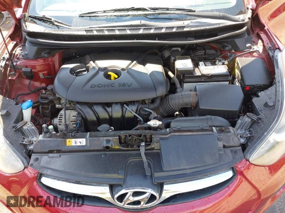 2013 Hyundai Elantra GLS z VIN 5NPDH4AE4DH405444, wystawiony jako IAAI lot #42201093 z przebiegiem 125 900 mil mil oraz . Historia ofert i sprzedaży dostępna na DreamBid. Obrazek 10.