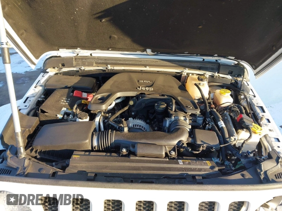 2021 Jeep Wrangler Unlimited Sahara with VIN 1C4HJXEG2MW827385, listed as a IAAI auction lot 41534476 with 29,489 mi miles and . Bid and sale history available at DreamBid. Image 10.