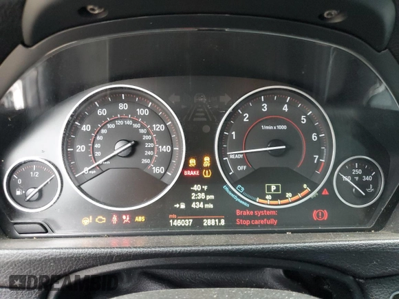 2012 BMW 3 Series 328i with VIN WBA3A5C56CF349211, listed as a Copart auction lot 62856885 with 146,037 mi miles and Clean title. Bid and sale history available at DreamBid. Image 9.