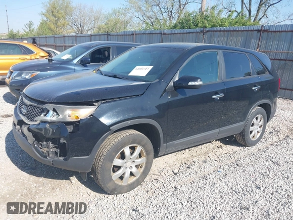 2011 Kia Sorento LX with VIN 5XYKT3A18BG007462, listed as a IAAI auction lot 42081727 with 183,594 mi miles and . Bid and sale history available at carsss.com. Image 16.