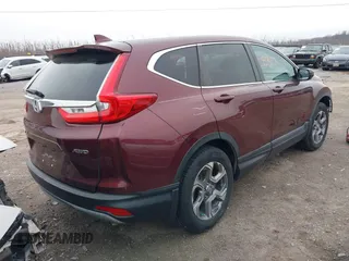 2017 Honda CR-V EX-L with VIN 2HKRW2H82HH655660, listed as a IAAI auction lot 41838317 with 69,322 mi miles. Bid and sale history available at carsss.com. Image 4.