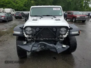 2019 Jeep Wrangler Unlimited Rubicon with VIN 1C4HJXFG8KW678265, listed as a Copart auction lot 57700695 with 120,950 mi miles and Salvage title. Bid and sale history available at DreamBid. Image 5.