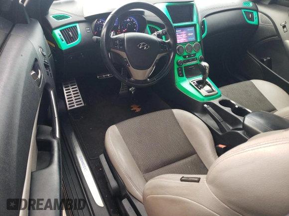 2013 Hyundai Genesis Coupe Track z VIN KMHHU6KJ4DU093082, wystawiony jako Copart lot #87530875 z przebiegiem 155 808 mil mil oraz Nie do naprawy • Non repairable. Historia ofert i sprzedaży dostępna na DreamBid. Obrazek 8.