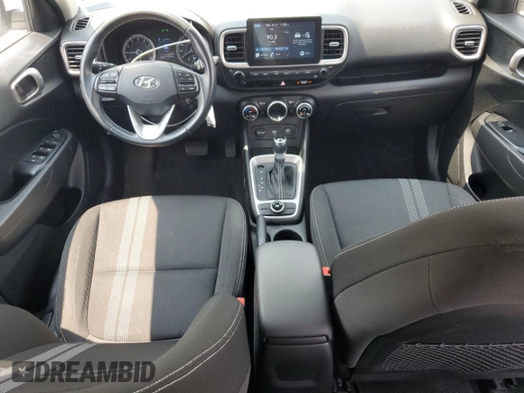 2021 Hyundai Venue SEL with VIN KMHRC8A33MU089854, listed as a Copart auction lot 59012225 with 29,281 mi miles and Salvage title. Bid and sale history available at DreamBid. Image 8.