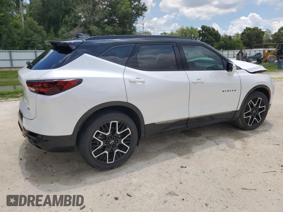 2023 Chevrolet Blazer RS with VIN 3GNKBERS1PS124857, listed as a Copart auction lot 61958325 with 37,226 mi miles and Non repairable. Bid and sale history available at DreamBid. Image 3.