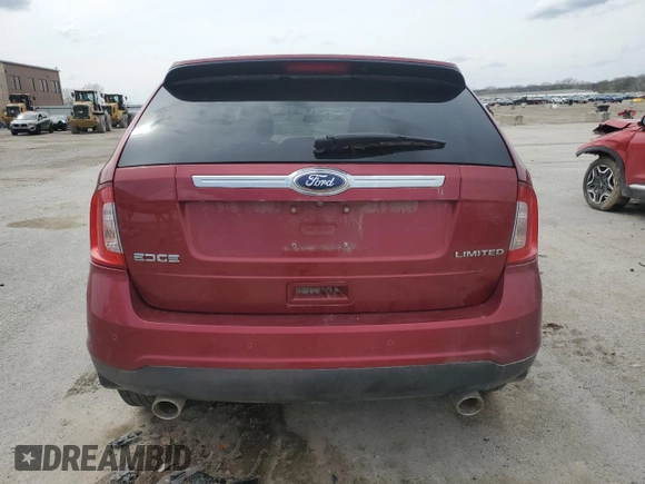 2014 Ford Edge Limited with VIN 2FMDK3KC9EBA24920, listed as a Copart auction lot 51482385 with 130,999 mi miles and Salvage Title. Bid and sale history available at carsss.com. Image 6.
